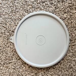 Vintage Tupperware Lid Replacement Gray 6 Inch
